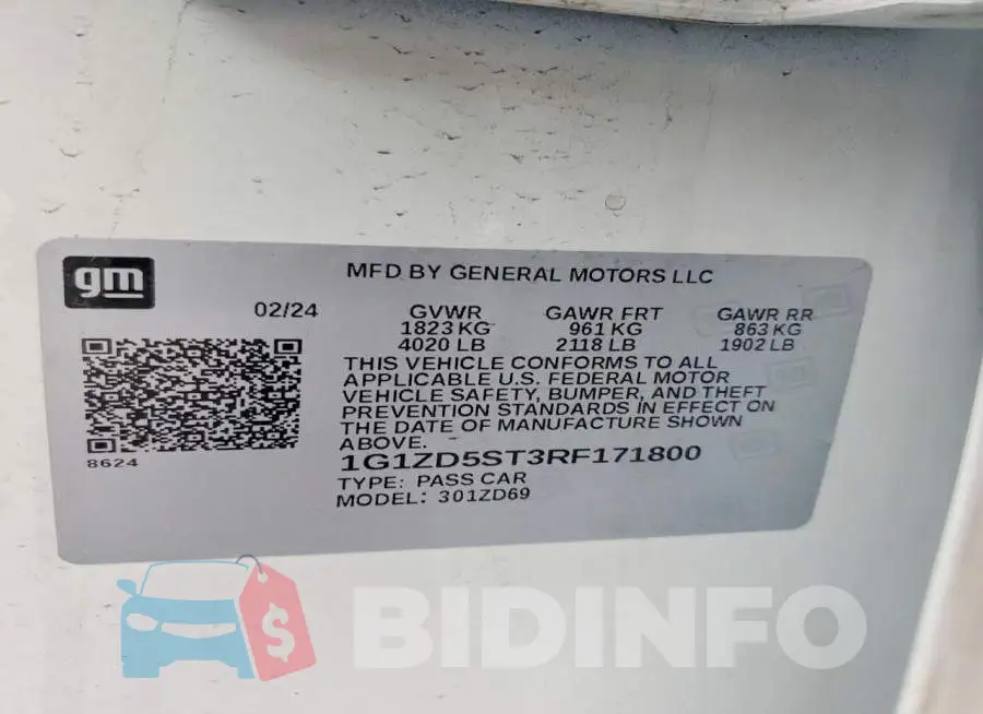 1G1ZD5ST3RF171800 Photo# 12