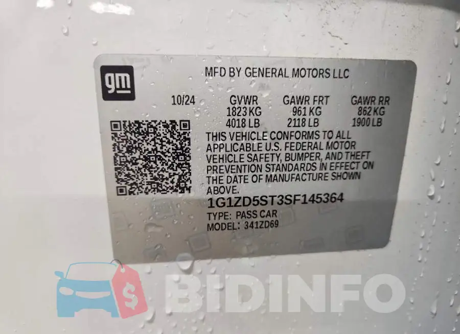 1G1ZD5ST3SF145364 Photo# 12