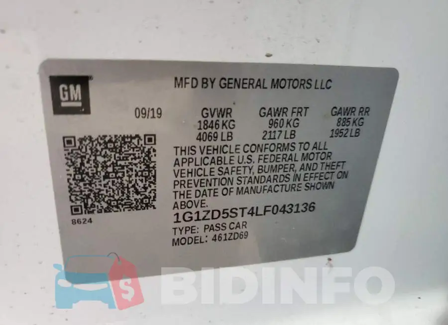 1G1ZD5ST4LF043136 Photo# 12