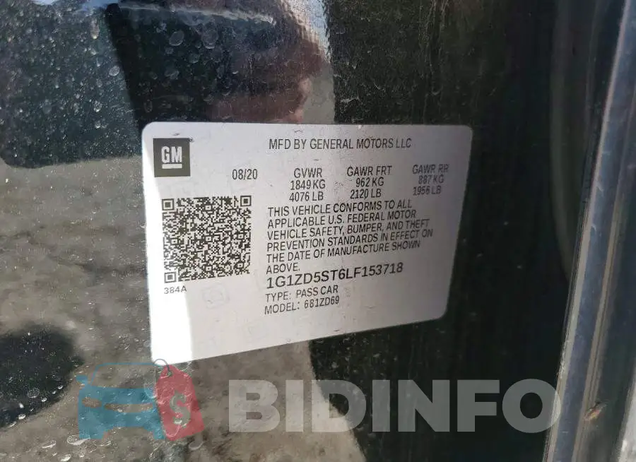1G1ZD5ST6LF153718 Photo# 12