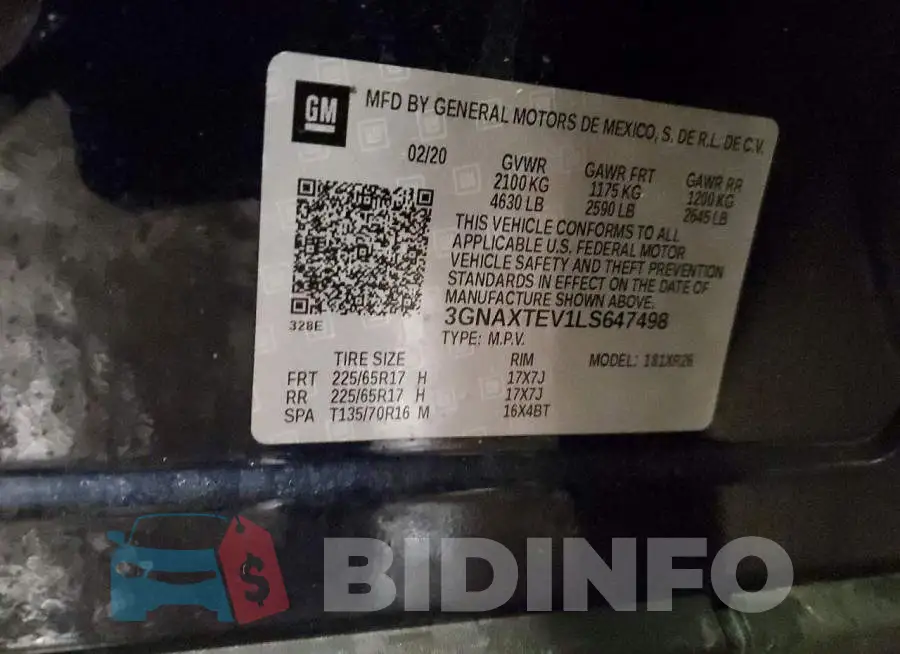 3GNAXTEV1LS647498 Photo# 11