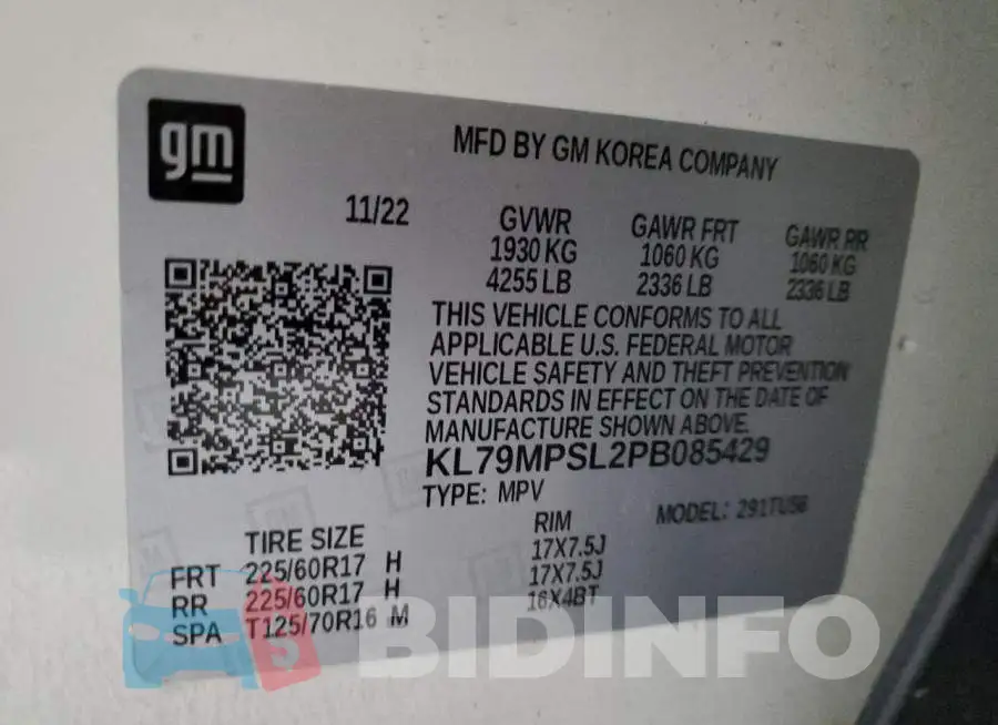 KL79MPSL2PB085429 Photo# 13