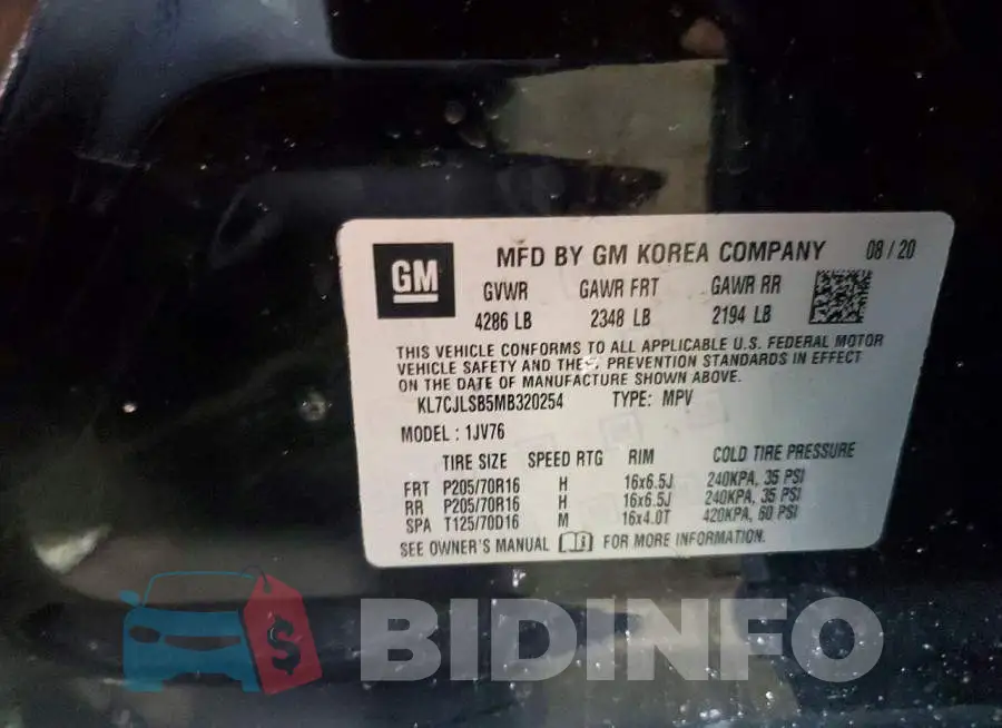 KL7CJLSB5MB320254 Photo# 12