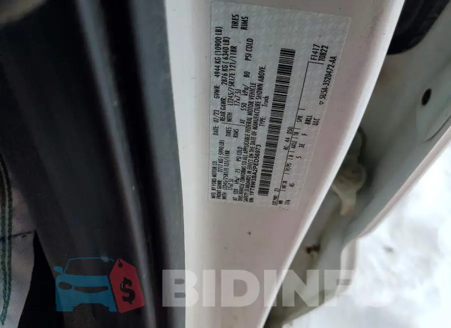 1FT8W3BA2PED56973 Photo# 13
