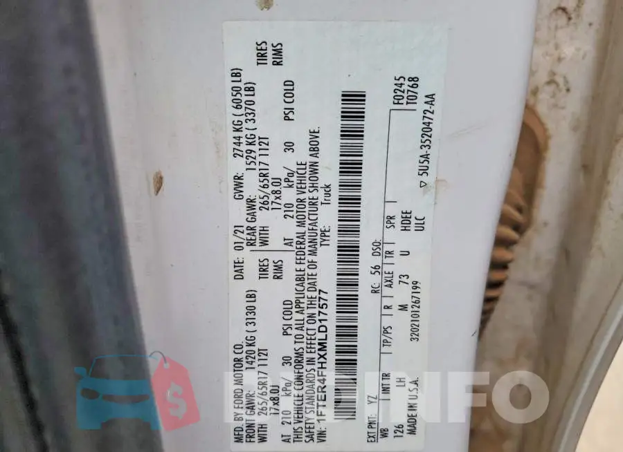 1FTER4FHXMLD17577 Photo# 12