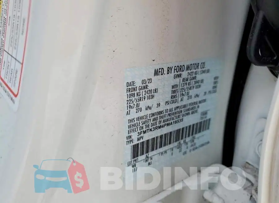 3FMTK3RM4PMA18535 Photo# 13