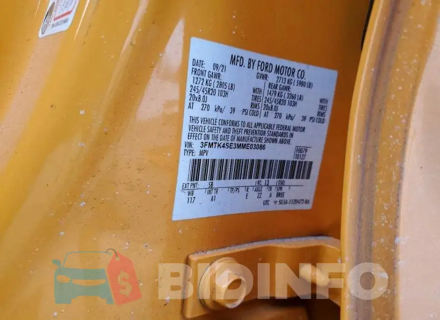 3FMTK4SE3MME03086 Photo# 12