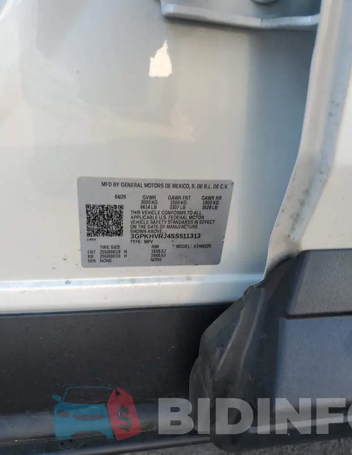 3GPKHVRJ4SS511313 Photo# 12