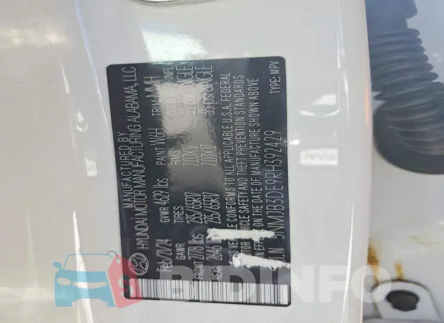 5NMJB3DE9RH392429 Photo# 13