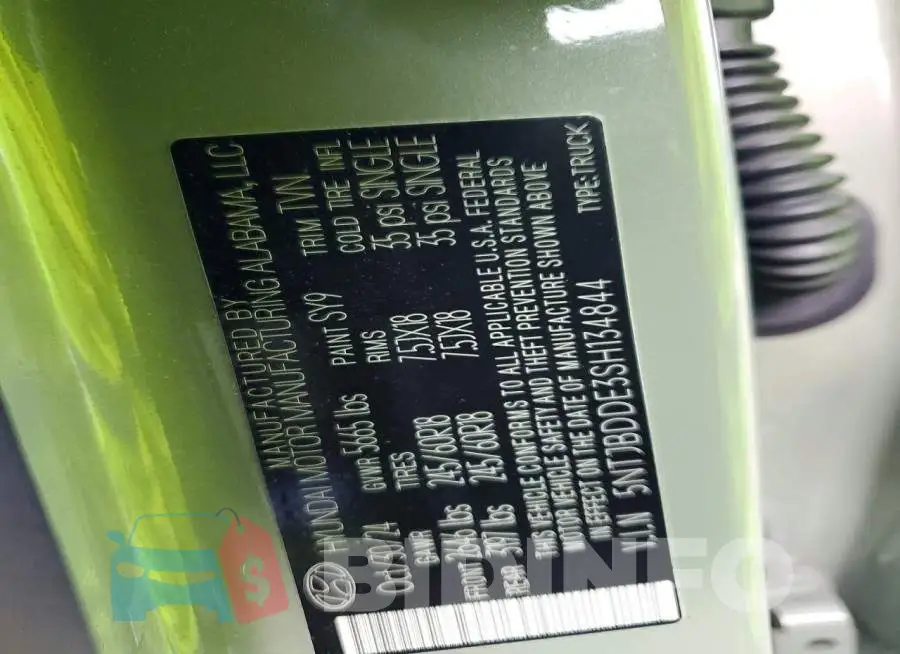 5NTJBDDE3SH134844 Photo# 13