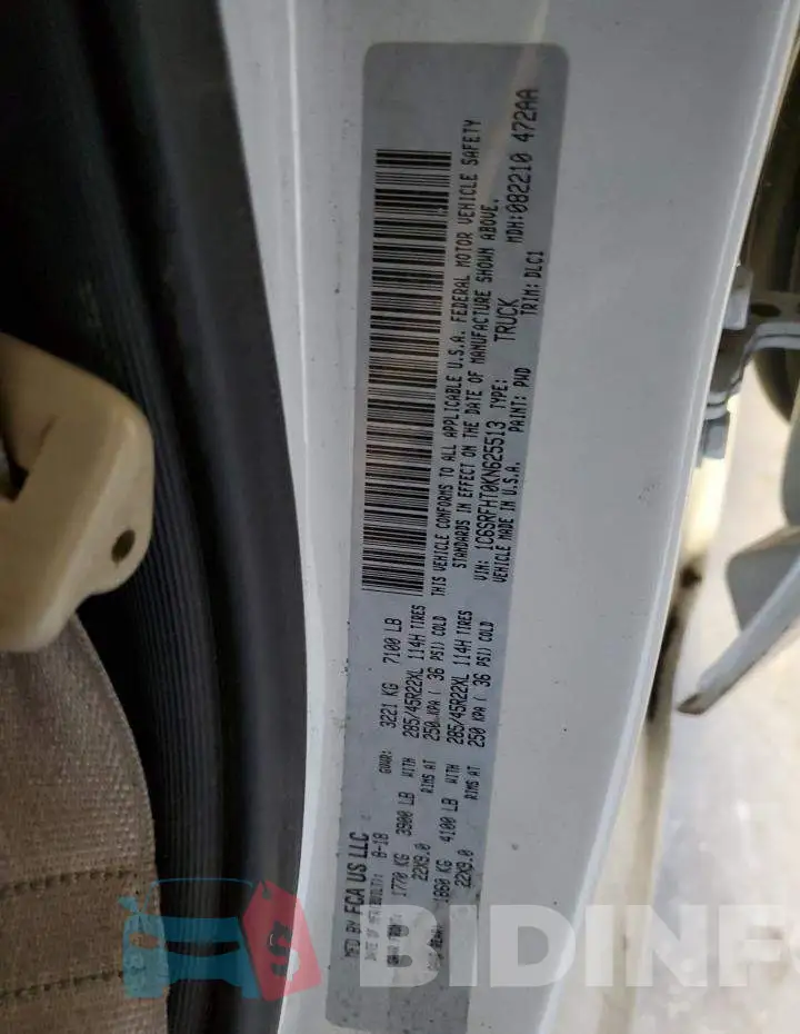 1C6SRFHT0KN625513 Photo# 12