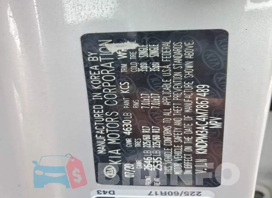 KNDPM3AC4M7867489 Photo# 13