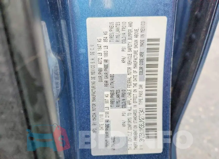 3MZBN1M38JM271341 Photo# 12