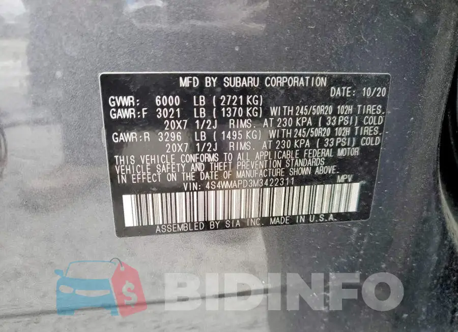 4S4WMAPD3M3422311 Photo# 14