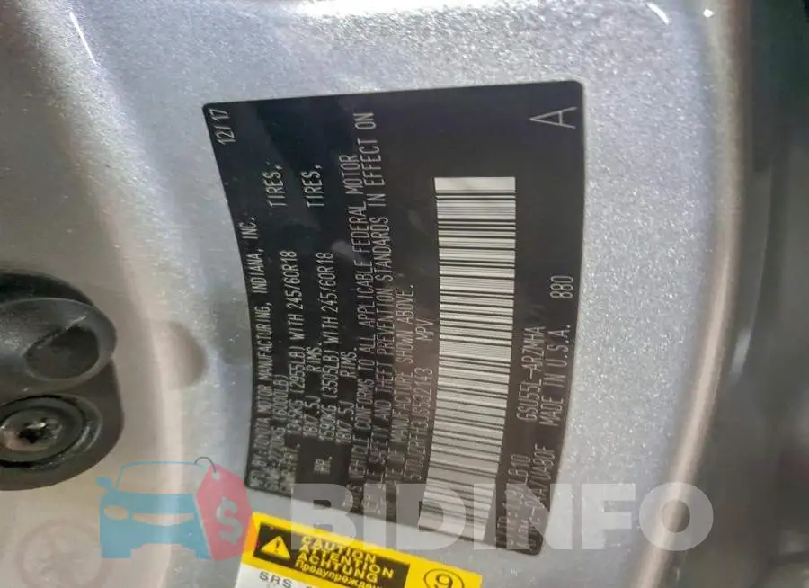 5TDJZRFH3JS532143 Photo# 13