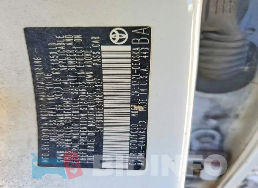 5YFBURHE3HP604127 Photo# 12