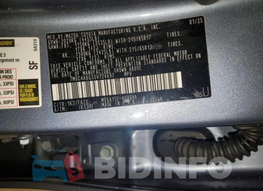 7MUCAABG3SV124697 Photo# 13
