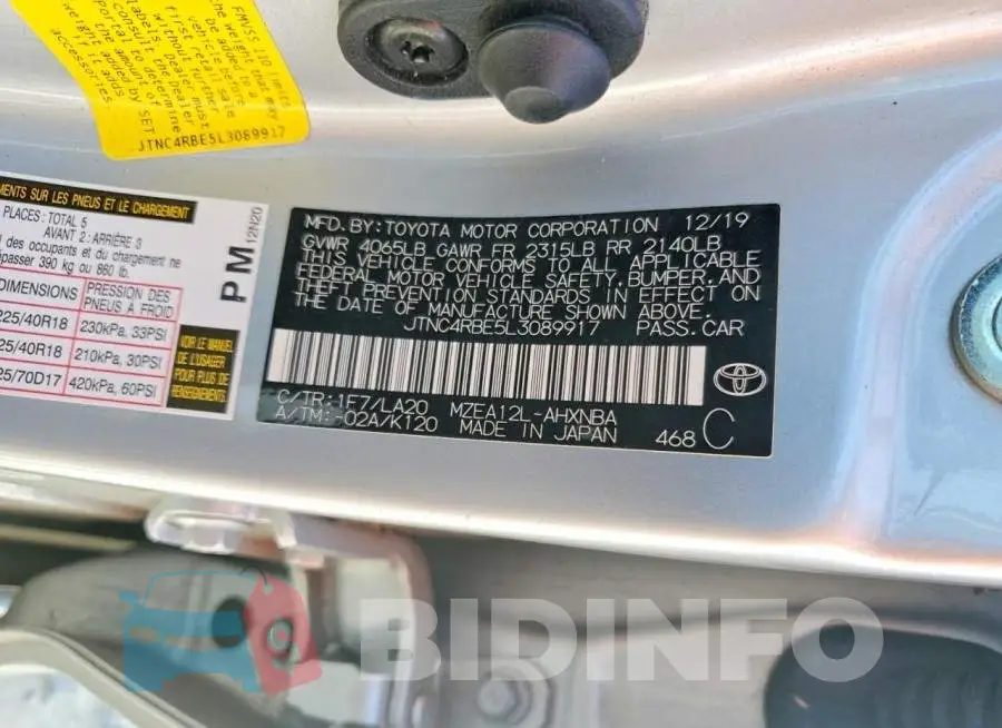 JTNC4RBE5L3089917 Photo# 12