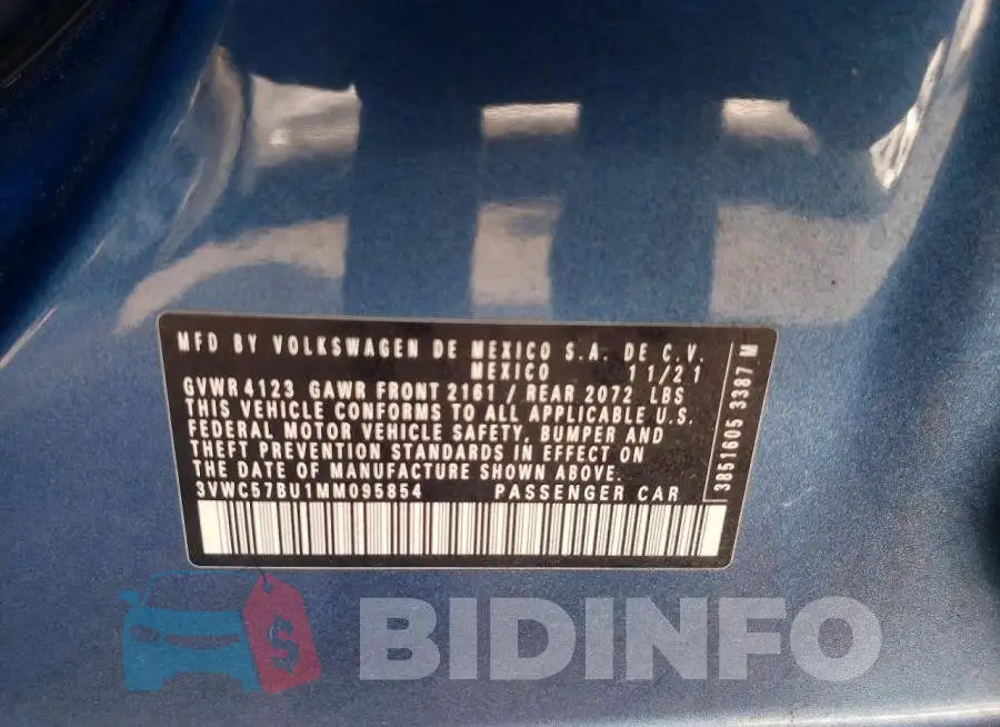 3VWC57BU1MM095854 Photo# 12