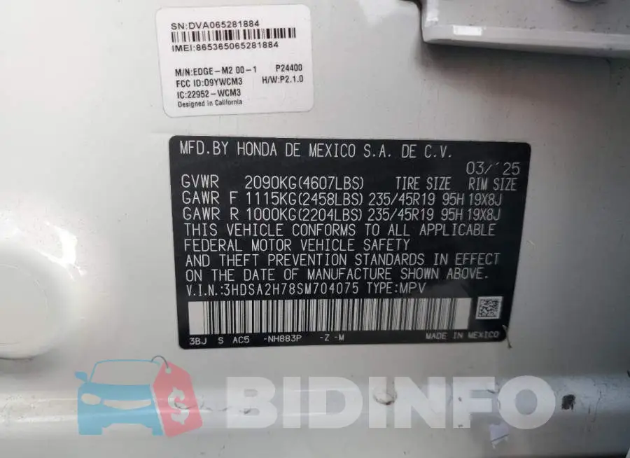 3HDSA2H78SM704075 Photo# 13
