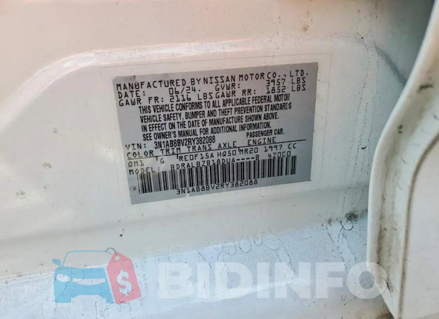 3N1AB8BV2RY382088 Photo# 12