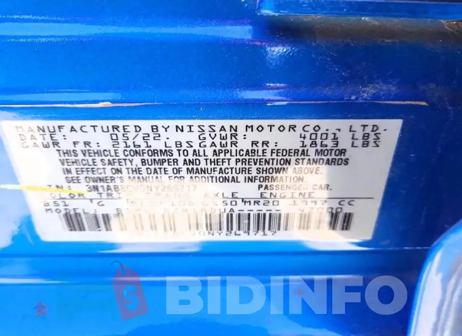 3N1AB8CV0NY269717 Photo# 12