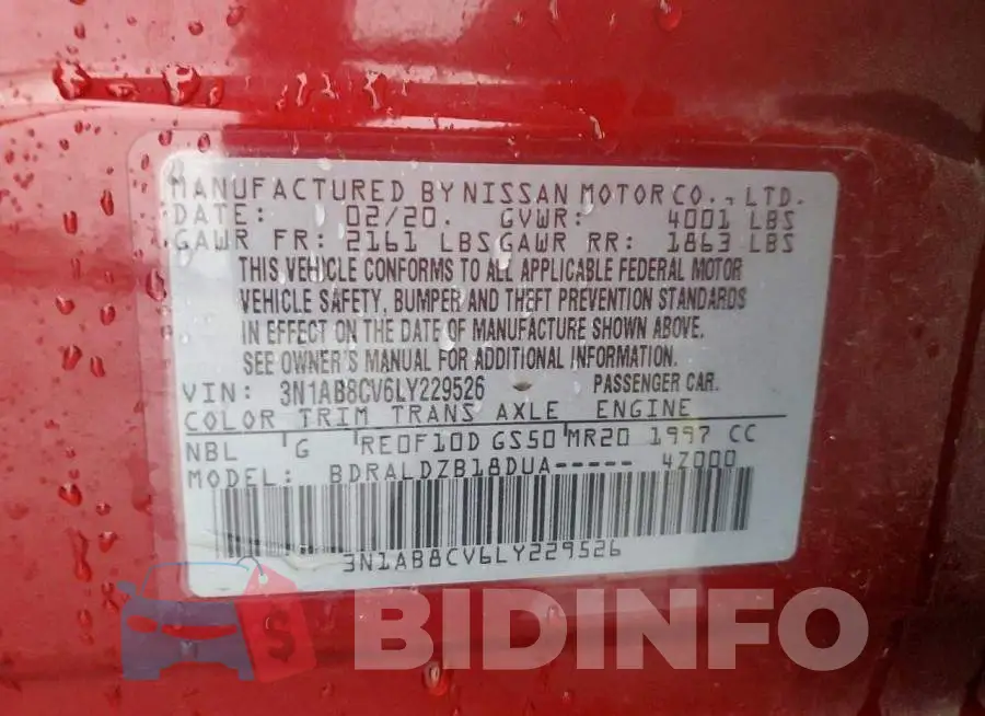 3N1AB8CV6LY229526 Photo# 12