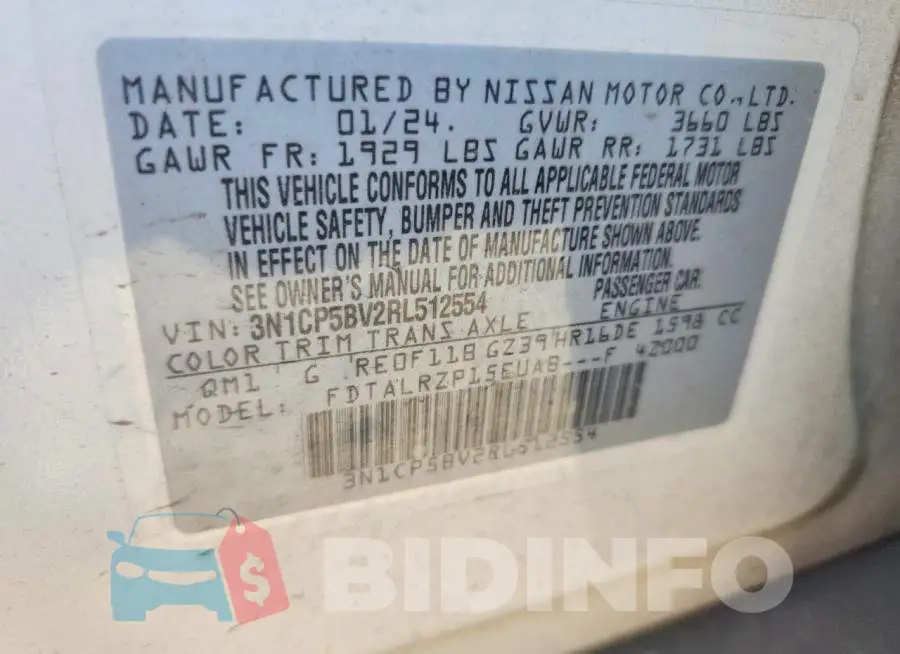 3N1CP5BV2RL512554 Photo# 13