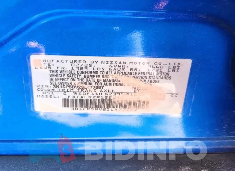 3N1CP5BV2SL477097 Photo# 12