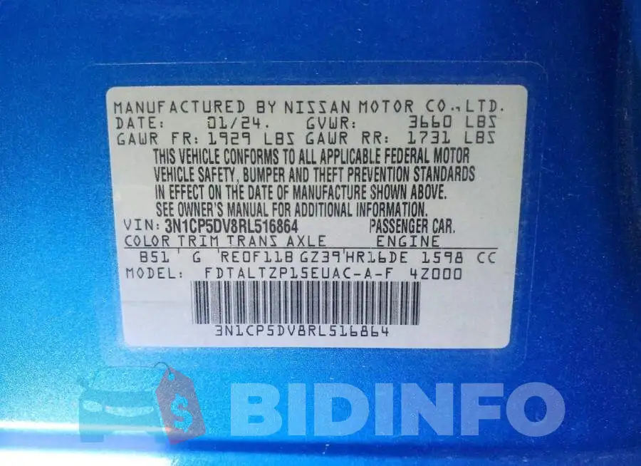 3N1CP5DV8RL516864 Photo# 13