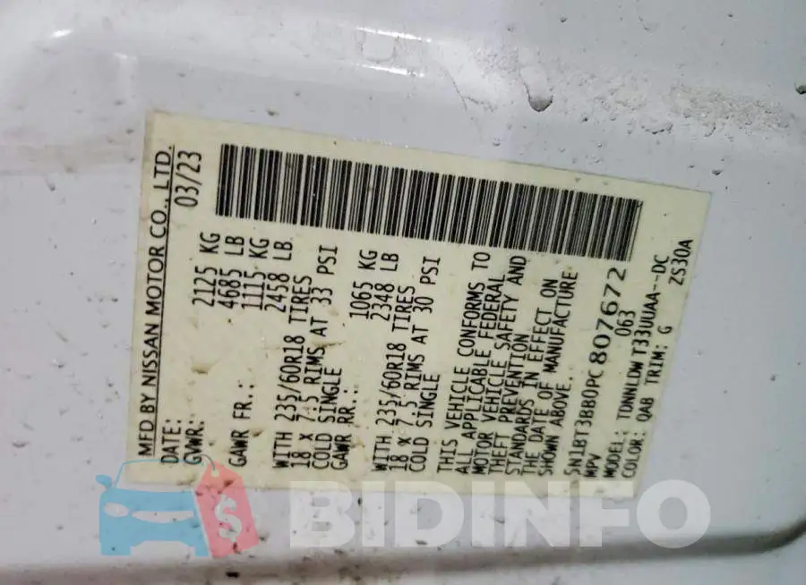 5N1BT3BB0PC807672 Photo# 14