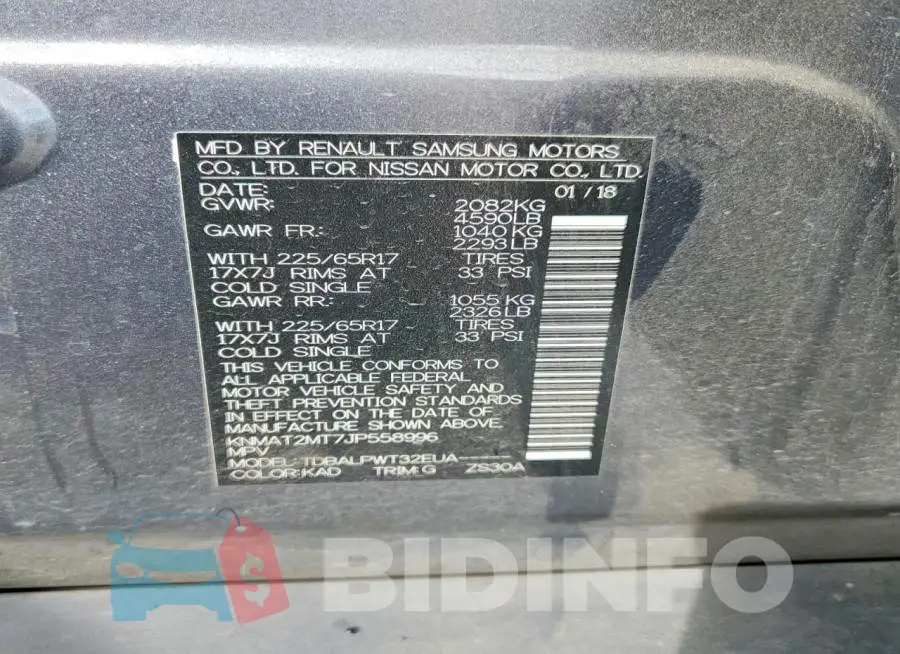 KNMAT2MT7JP558996 Photo# 13