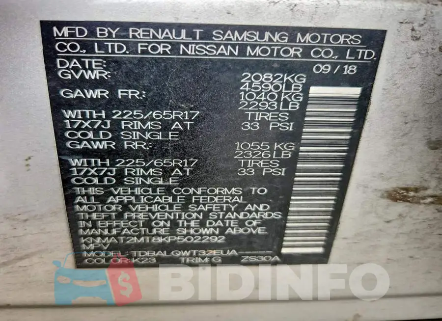 KNMAT2MT8KP502292 Photo# 12