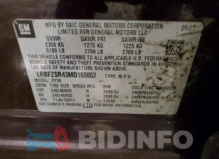 LRBFZSR43MD169802 Photo# 13