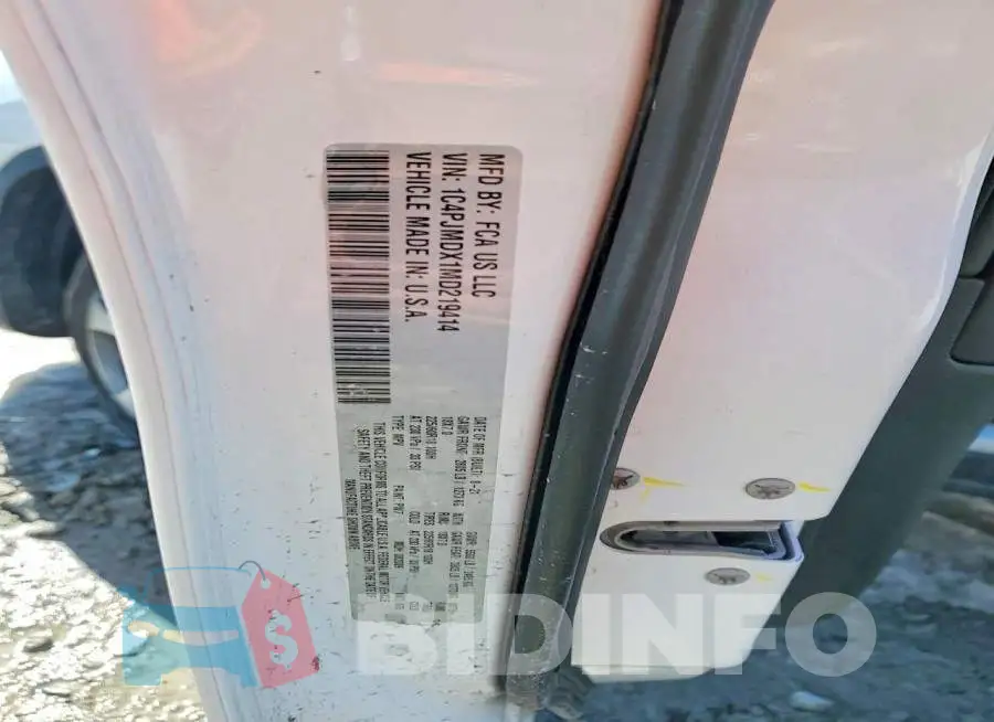 1C4PJMDX1MD219414 Photo# 13