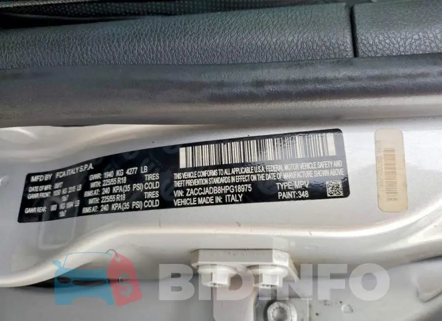 ZACCJADB8HPG18975 Photo# 13