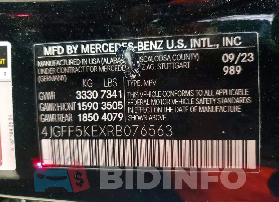 4JGFF5KEXRB076563 Photo# 14