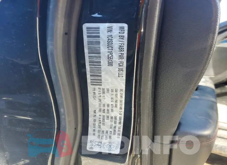 1C4SDJCT1PC551300 Photo# 14