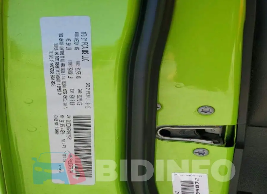 2C3CDXHG7KH672751 Photo# 12