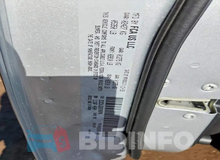 2C3CDXJG2KH760746 Photo# 12