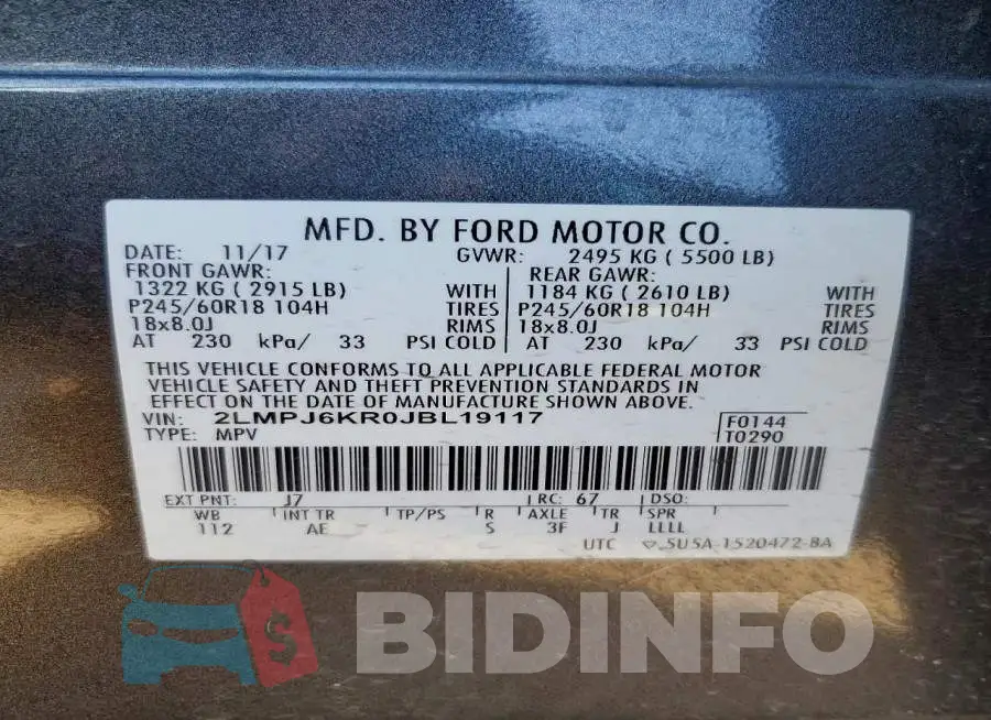 2LMPJ6KR0JBL19117 Photo# 13