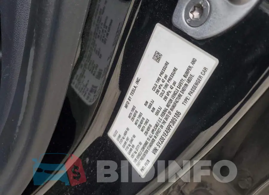 5YJ3E1EA9PF385186 Photo# 12