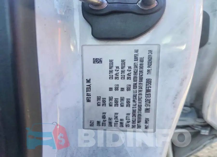 5YJ3E1EB7MF975889 Photo# 12