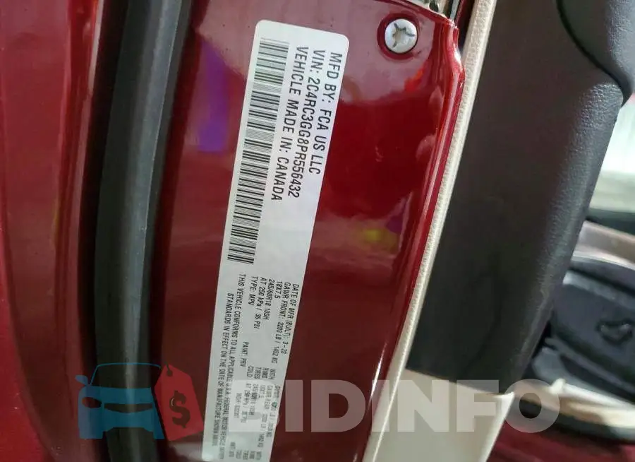 2C4RC3GG8PR556432 Photo# 13