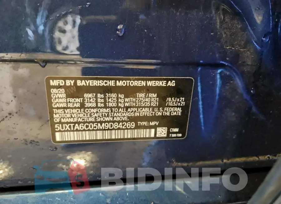 5UXTA6C05M9D84269 Photo# 14