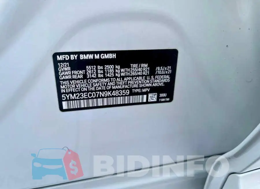 5YM23EC07N9K48359 Photo# 10