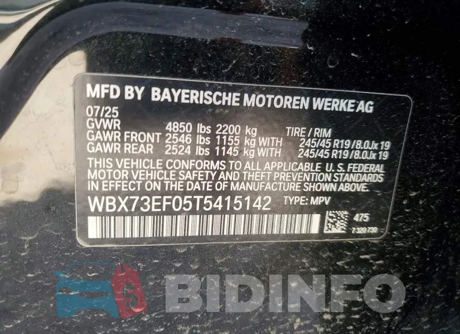 WBX73EF05T5415142 Photo# 14