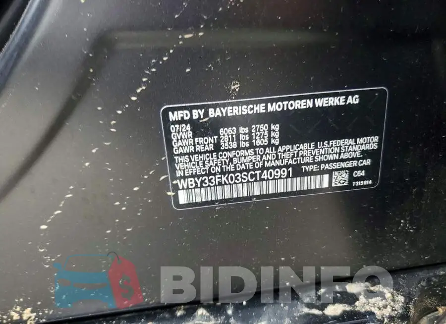 WBY33FK03SCT40991 Photo# 12