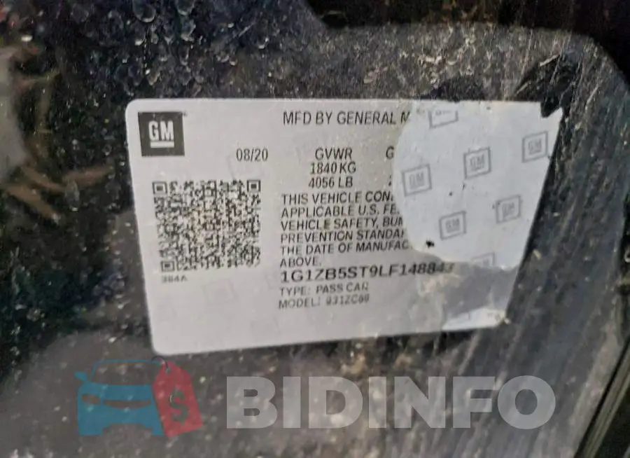 1G1ZB5ST9LF148843 Photo# 12