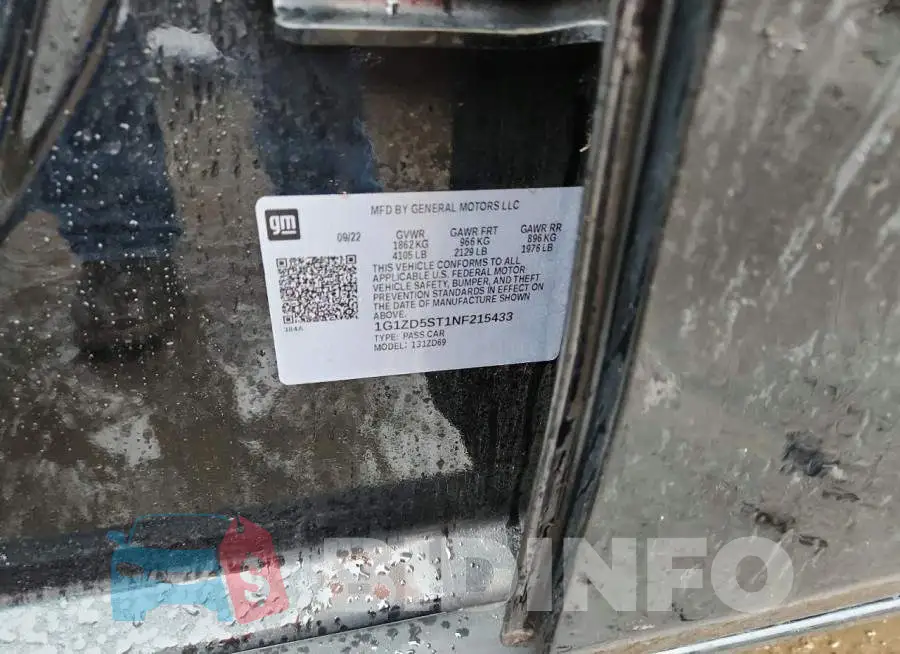 1G1ZD5ST1NF215433 Photo# 12